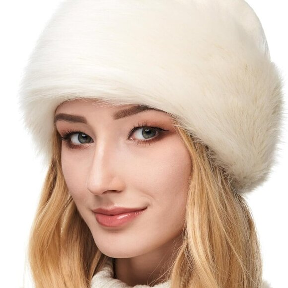 Trim Hat - Faux Fur Trimmed Hats for Women - Classy Fleece Cap